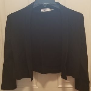 Calvin Klein Cropped Open-Front Cardigan
